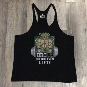 Black Broly Graphic Men’s Tank Top